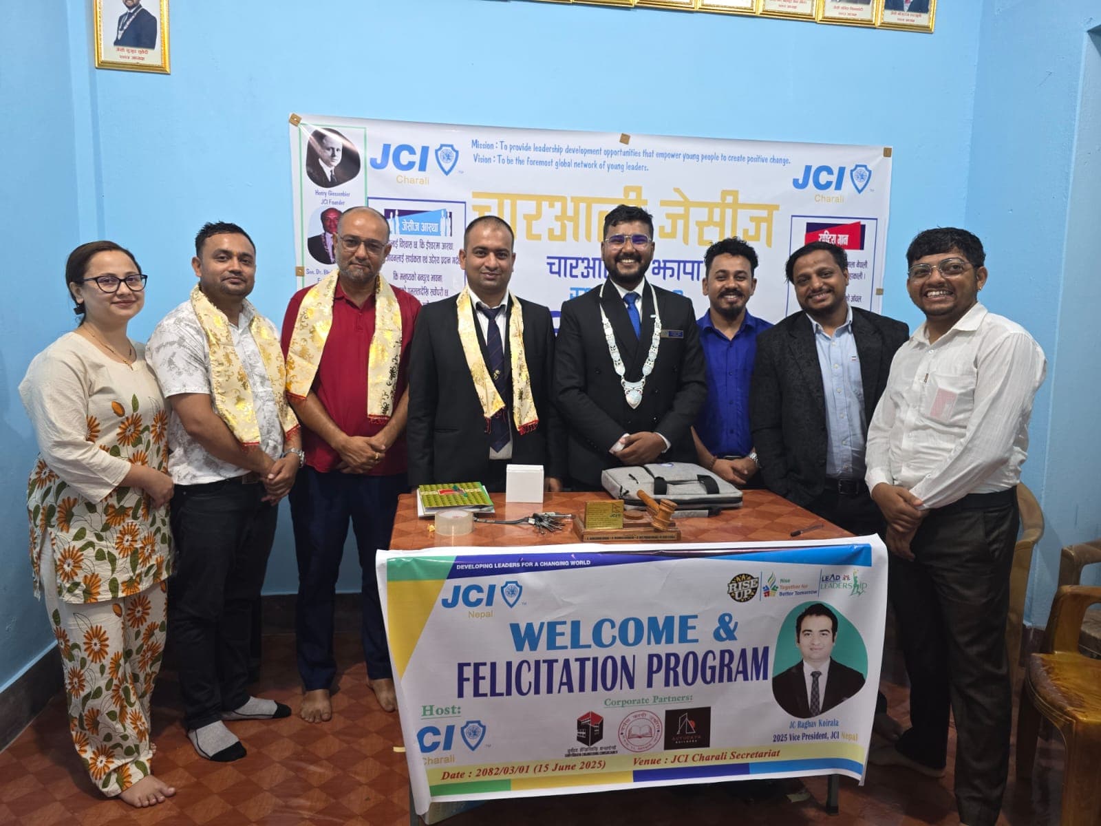 "From Vision to Reality: National Vice President’s Inspirational Chapter Visit to JCI Charali"  - Photo 2