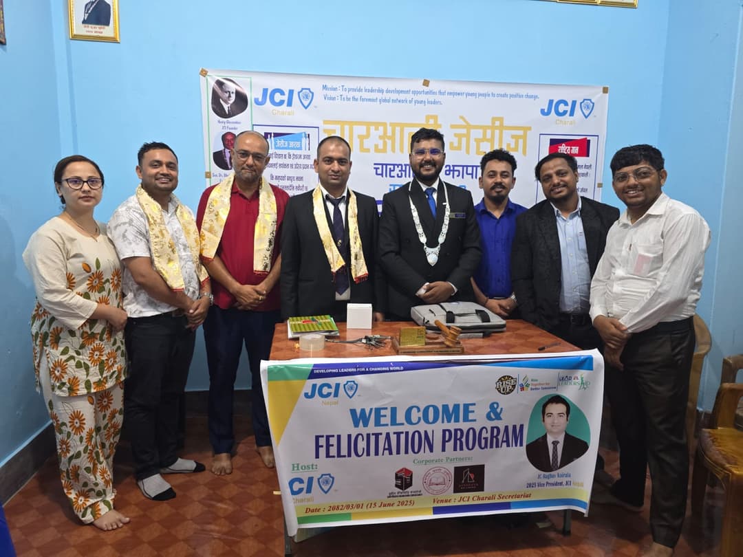 "From Vision to Reality: National Vice President’s Inspirational Chapter Visit to JCI Charali" 