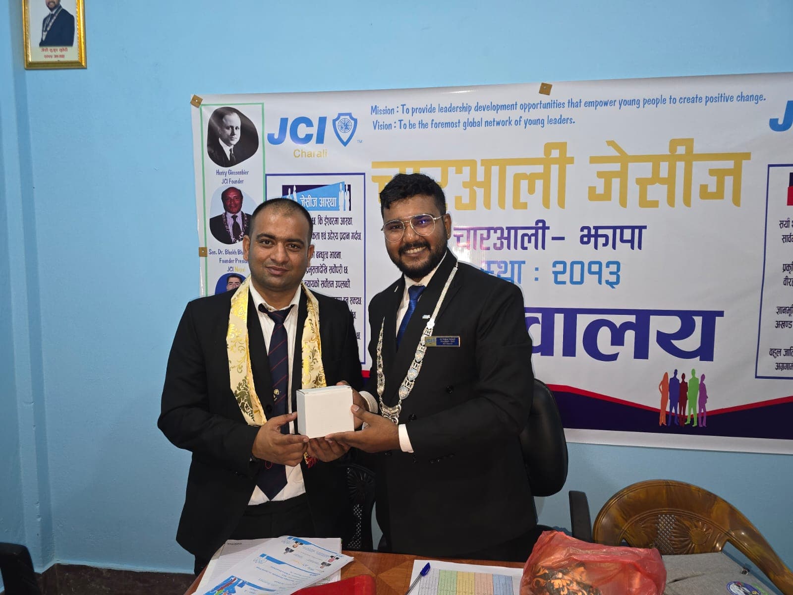 "From Vision to Reality: National Vice President’s Inspirational Chapter Visit to JCI Charali"  - Photo 3